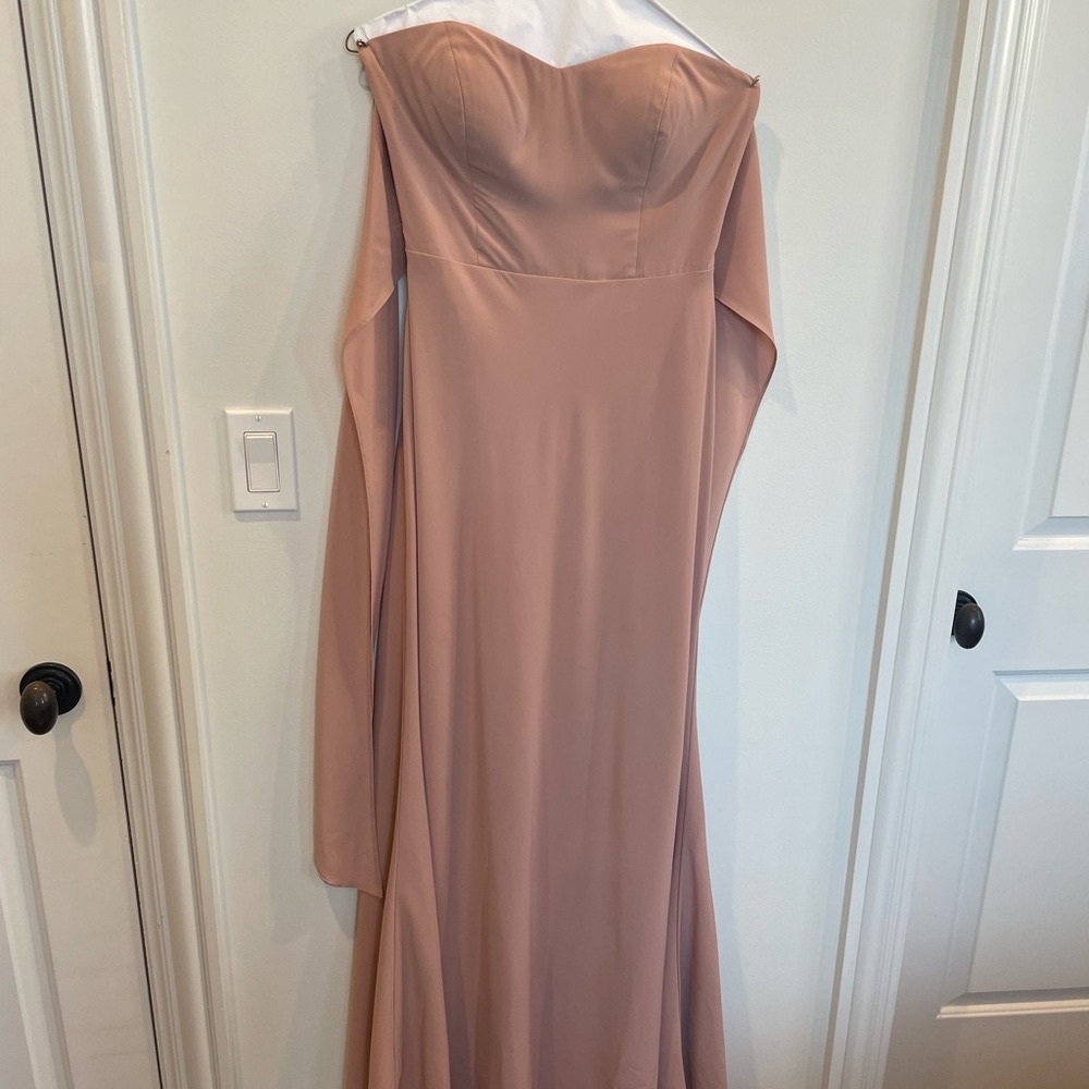 Jenny Yoo Kylie Bridesmaids Dress Whipped Apricot - Size 8 (no alterations made)